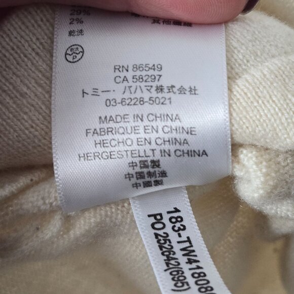 Tommy Bahama Size XS Serena Wool Cashmere Blend Pineapple Intarsia Sweater - Picture 13 of 13